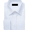 Grey Slim-Fit Cotton-Poplin Shirt